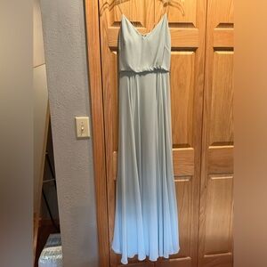 Jenny Yoo Inesse Bridesmaid Dress - morning-mist - Size 4